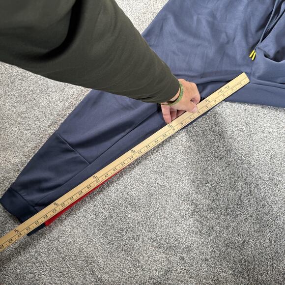 Nike Track Pants Joggers Mens XL Blue Colorblock Side Zip Cuffed DQ3525-435 - Picture 5 of 15